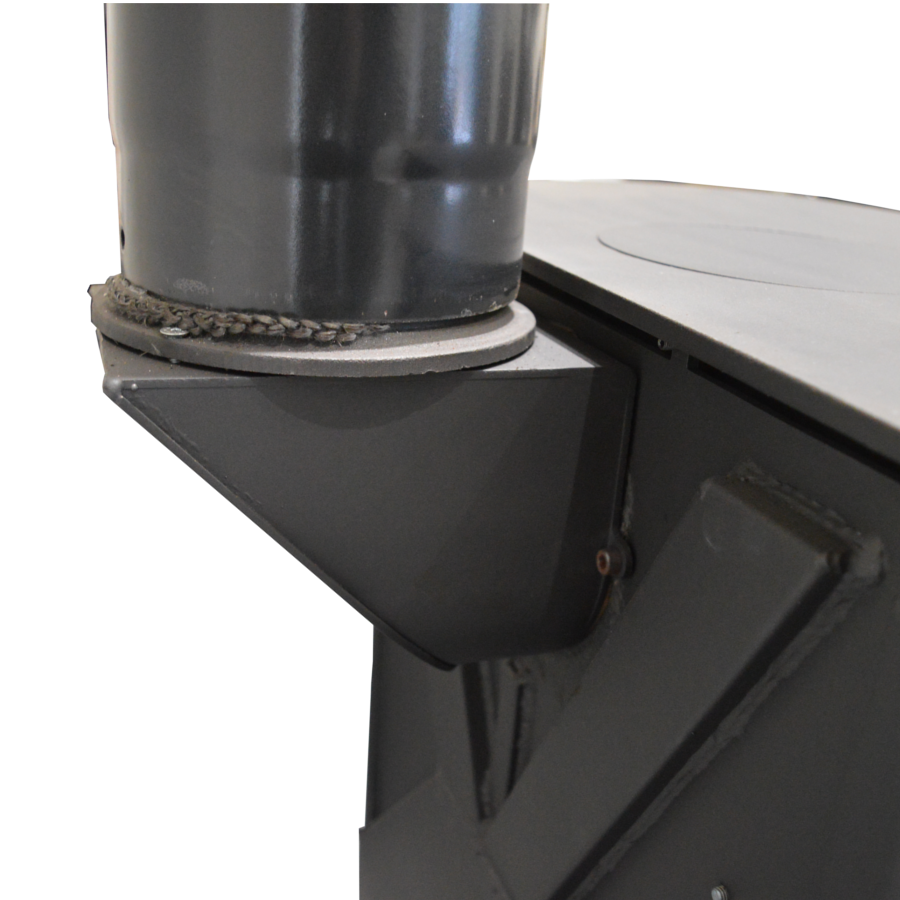 MP 125mm Rear Flue Vertical Extension - Version 1