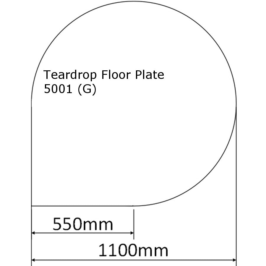 Slate Effect Floor Plate