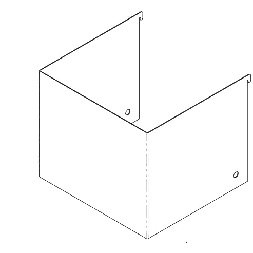 Convector Box for Rear to Vertical Adapter